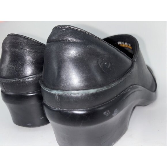 Ariat Women's Work Shoes Black Leather Size 8.5C Slip On - Picture 6 of 9